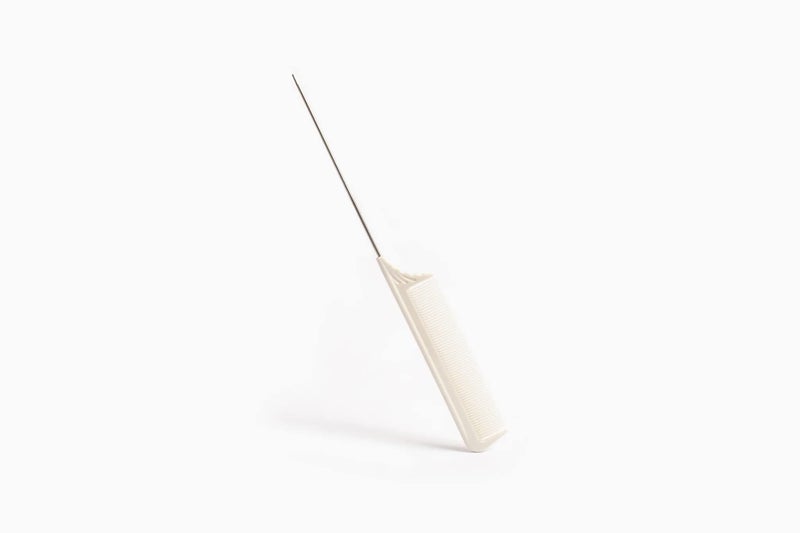 Cooboard Foil Comb - Professional Hair Comb For Styling | Rat Tail Hair | Salon and Home Use With Pick On The End (White) - Image 3